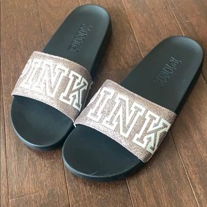 Pink flops size 9/10